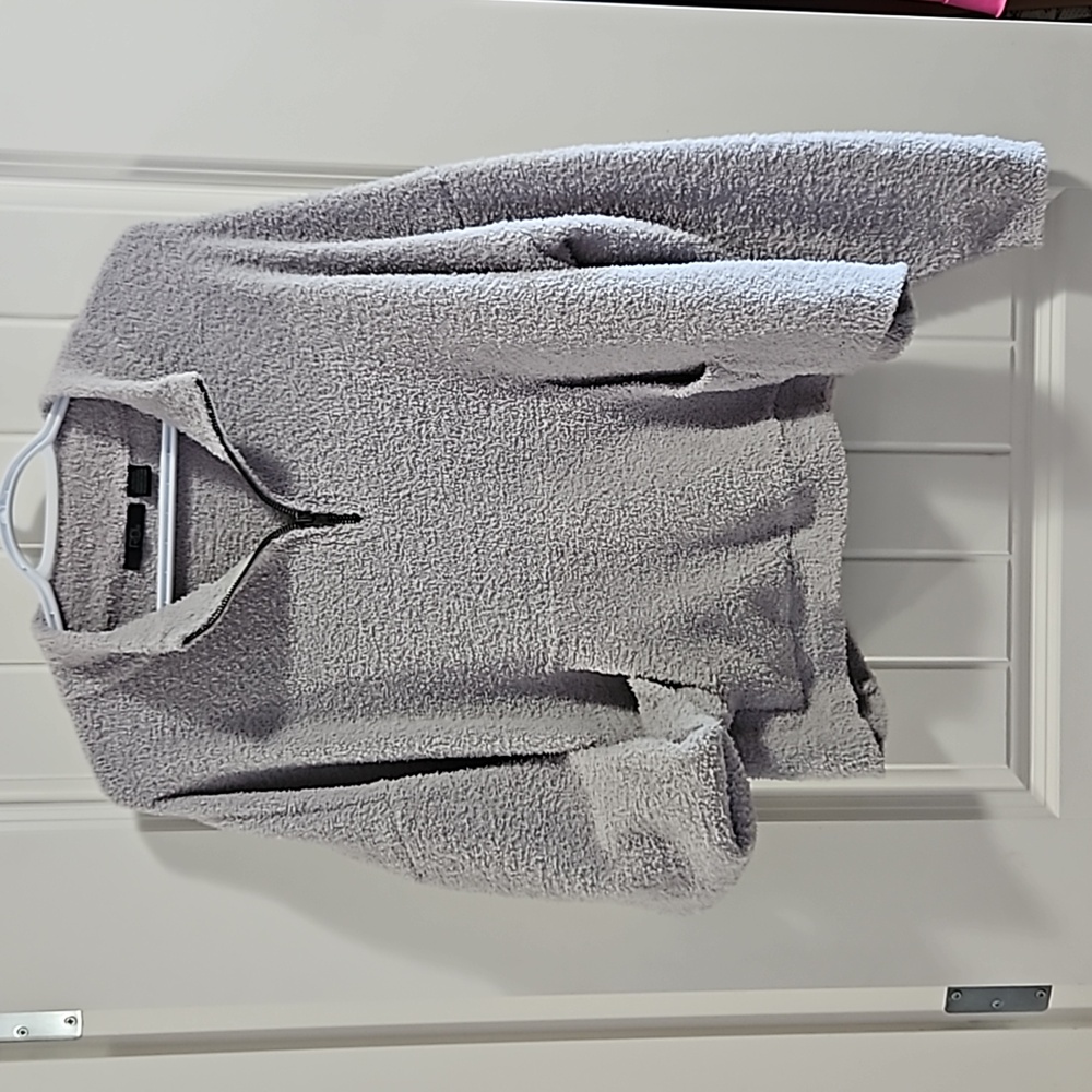 RDI Half Zip Sweater Light Grey Size XL